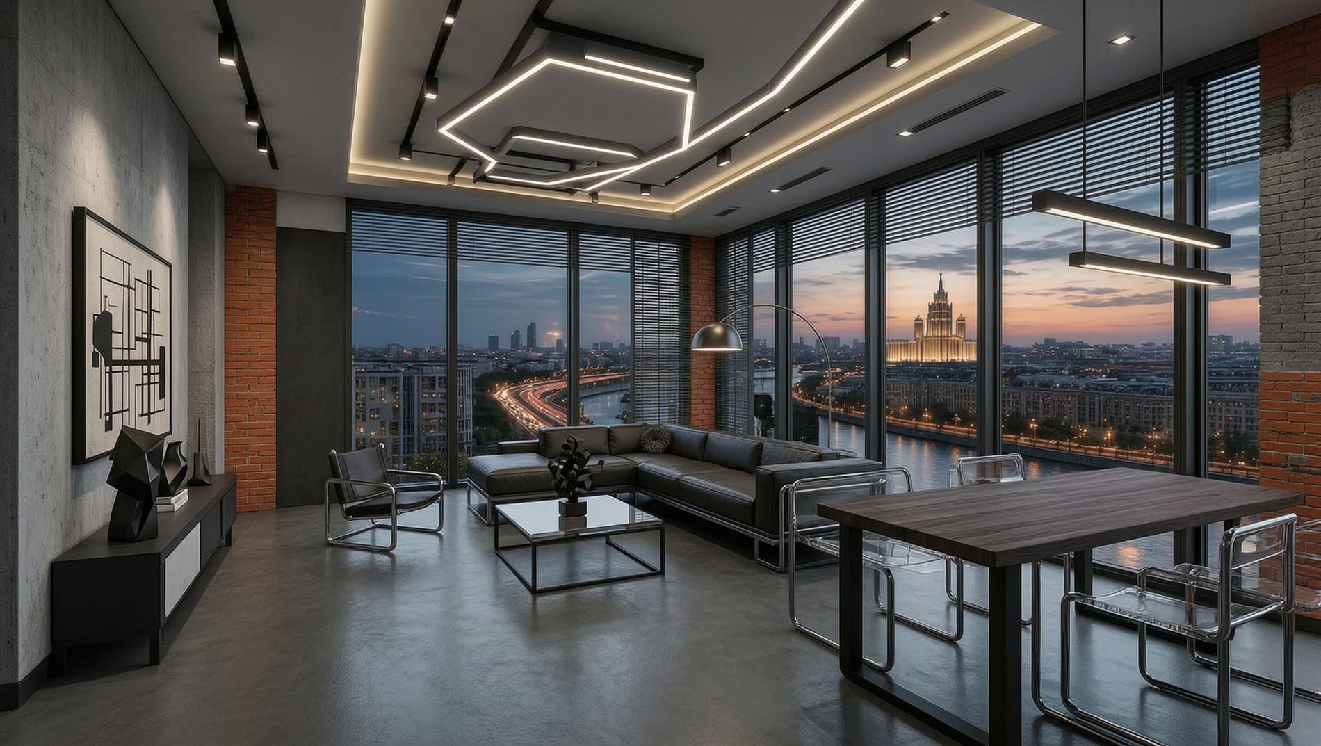 Квартира 32 м² One Tower Москва-Сити. Квартира выставлена на продажу на стадии строительства, внешний вид отделки является визуализацией одного из возможных вариантов, финальная отделка будет зависеть от собственника помещения.