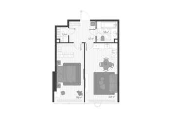 Продажа апартаментов в Москва Сити - Помещение 56 кв.м в башне One Tower